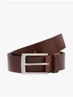 Brown Men's Leather Strap Jack & Jones Stockholm - Mens