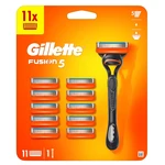 GILLETTE Fusion5 Holiaci strojček + Náhradná hlavica 11 ks