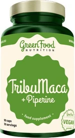 GREENFOOD NUTRITION TribuMaca + Piperine 90 kapslí