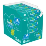 PAMPERS Fresh Clean XXL Vlhčené ubrousky 15 x 80 ks