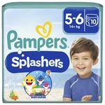 Pampers Splashers Baby Shark Plenkové kalhotky do vody vel. 5, 12-17 kg, 10 ks