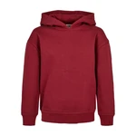 Girls' Organic Hoodie Burgundy