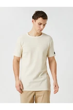 Koton Basic Textured T-Shirt. Crew Neck Short Sleeves.