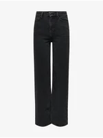 JDY Kaja Black Wide Jeans - Women