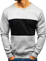 Men's hoodless sweatshirt TX23 - grey,