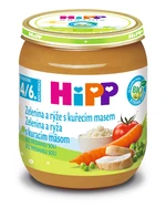 Hipp BIO Zelenina a rýže s kuřecím masem 125 g