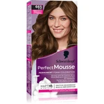 Schwarzkopf Perfect Mousse permanentní barva na vlasy odstín 665 Čokoládový karamel 2x35 ml