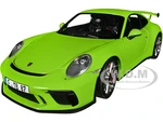 2018 Porsche 911 GT3 Yellow Green "Shmee150" Limited Edition to 438 pieces Worldwide 1/18 Diecast Model Car by Minichamps