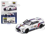 Nissan GT-R (R35) 23 White with Blue and Red Stripes "Martini Racing" Limited Edition to 960 pieces Worldwide 1/64 Diecast Model Car by Era Car