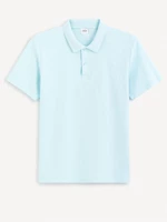 Celio Feflame Polo triko Modrá