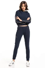 Tessita Woman's Sweatshirt T331 4 Navy Blue