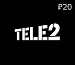 Tele2 ₽20 Mobile Top-up RU