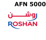 Roshan 5000 AFN Mobile Top-up AF