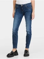 Blue women's skinny fit jeans Guess Annette - Women