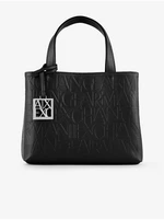 Black patterned handbag Armani Exchange - Women