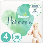 Pampers Harmonie Size 4 jednorázové pleny 9 – 14 kg 28 ks