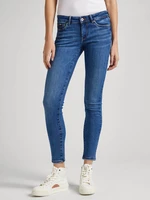 Modré dámské skinny fit džíny Jeans Pepe Jeans