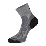 Antibacterial socks made of merino wool ALPINE PRO DERERE gray