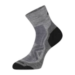 Grey merino wool socks ALPINE PRO Derere