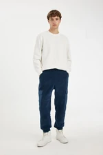 DEFACTO Regular Fit Fleece Sweatpants with Cargo Pockets