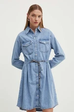 Bavlnené šaty Karl Lagerfeld Jeans mini, rovný strih, 245J1303