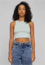 Women's cropped mint top