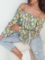 Women's blouse for Spanish flu SPRIAN green Dstreet