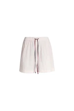 Krátke nohavice - Tommy Hilfiger ABO LINEN SHORT bledoružové