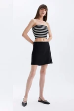 DEFACTO Normal Waist Slit Shorts Skirt