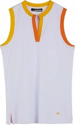 J.Lindeberg Aurora Sleeveless White XL Koszulka Polo