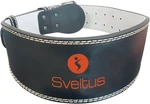 Sveltus Leather Weightlifting Black 115 cm Pas do ćwiczeń