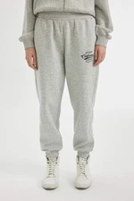 X5391AZ/GR382 Defacto Women's Tracksuit Bottom GREYMELANGE