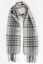 DEFACTO Men's Plaid Patterned Scarf