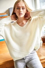 Olalook V-Neck Thessaloniki Knit Oversize Knitwear Sweater