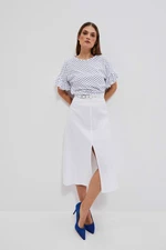 LADIES SKIRT L-SC-4020 WHITE