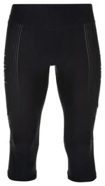 Men's 3/4 running leggings Kilpi TERRY-M black