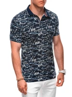 Edoti Printed Men's Polo Shirt