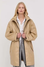 Parka MICHAEL Michael Kors dámská, béžová barva, přechodný