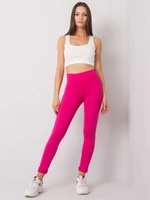 Női fukszia sport leggings