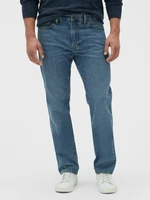 GAP Straight Jeans Modrá