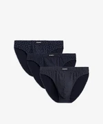 Pánské sportovní slipy ATLANTIC 3Pack - tmavě modré