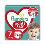 Pampers Pants vel. 7 Mega Pack 17+ kg plenkové kalhotky 74 ks