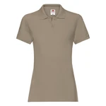 Khaki women's Polo Fruit of the Loom