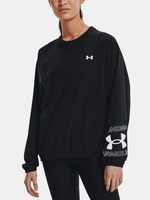 Čierna dámska mikina Under Armour Woven Graphic Crew