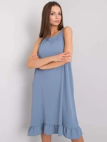 Blue-grey hanger dress by Simone