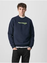 Tmavomodrá pánska mikina Pepe Jeans Damon