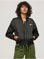 Pepe Jeans Anette Black Women's Bomber Jacket - Women