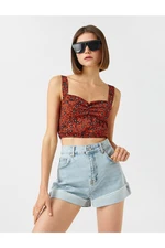 Koton Floral Printed Crop Singlet