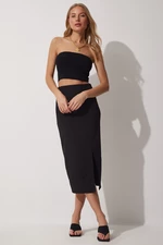 Happiness İstanbul Skirt - Black - Midi