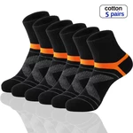 High Quality 5 Pairs Lot Men Cotton Socks Black Sports Socks Casual Run Summer Socks Men Breathable Male Sock Sokken Size38-45